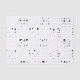 Zwart, wit, grijs afdrukken 2 tissuepapier