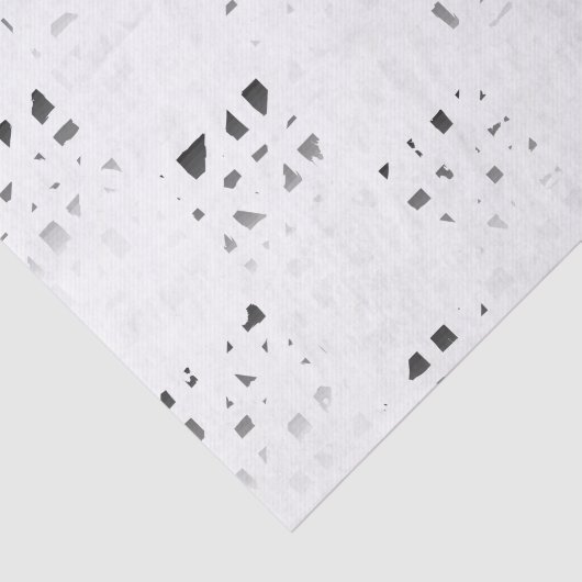 Zwart, wit, grijs afdrukken 2 tissuepapier (Detail)