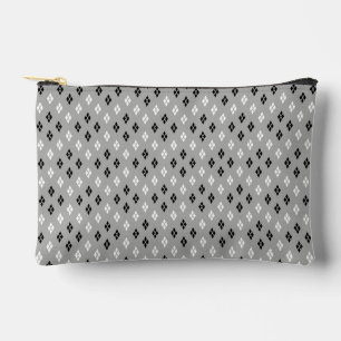 zwart-wit grijs geometrisch fijn patroon etui