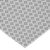 zwart-wit grijs geometrisch fijn patroon tafelkleed (Gekanteld)