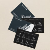 Zwart Wit Grijs Grijs Esthetisch Na Zorg Visitekaartje