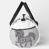 Zwart, Wit, Grijs, Jaar van Paard Chinese Zodiac | Plunjezak (Rechts)