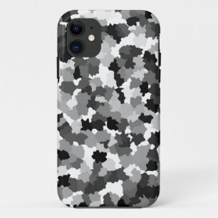 Zwart wit grijs patroon Case-Mate iPhone case