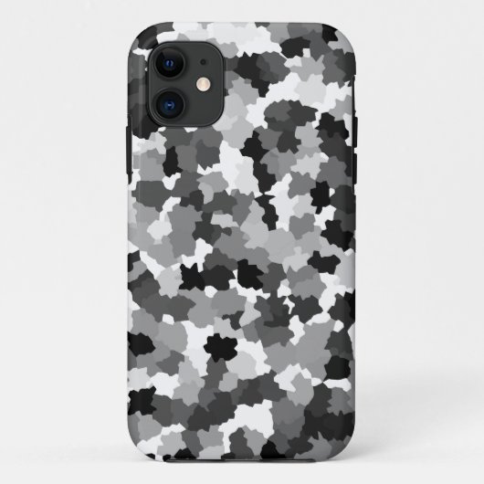 Zwart wit grijs patroon Case-Mate iPhone case (Achterkant)