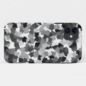 Zwart wit grijs patroon Case-Mate iPhone case (Achterkant (horizontaal))