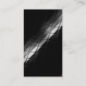 Zwart Wit Grijs Plain Modern Visitekaartje (Achterkant)