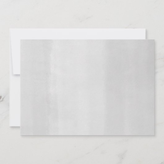 Zwart wit grijs reisthema afstuderen foto kaart (Achterkant)