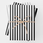 Zwart, wit, grijs, stripset 3 inpakpapier vel (In situ)