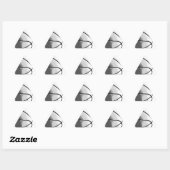 Zwart Wit Grijs Trendy Pop Art Basketbal Sticker (Vel)