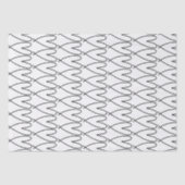 Zwart-wit grillige Schattigee harten Tissuepapier (Voorkant)