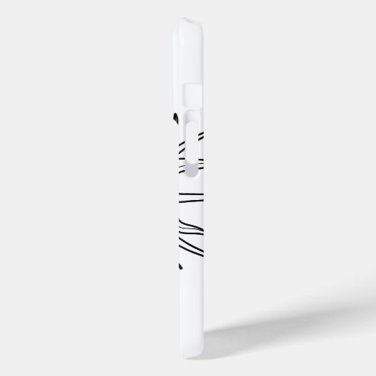 Zwart-wit grillige zon hemelse astrologie Case-Mate iPhone case (Achterkant / Links)