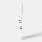 Zwart-wit grillige zon hemelse astrologie Case-Mate iPhone case (Achterkant / Rechts)