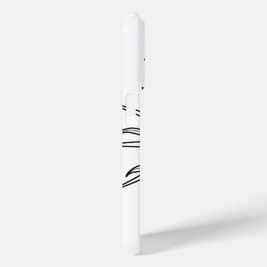 Zwart-wit grillige zon hemelse astrologie Case-Mate iPhone case (Achterkant / Rechts)