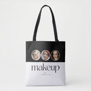 Zwart-Wit Grimeur 3 Foto Promotie Tote Bag