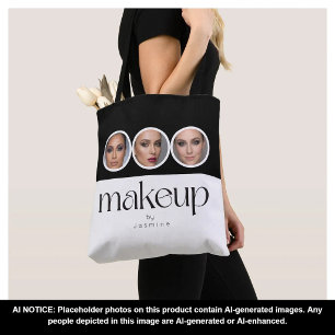 Zwart-Wit Grimeur 3 Foto Promotie Tote Bag