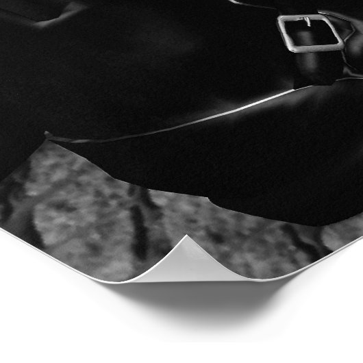 Zwart-wit) - GROOT Poster (Hoek)