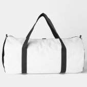 Zwart & Wit Grote Duffel Tas Gedrukte Duffel Tasse (Voorkant)