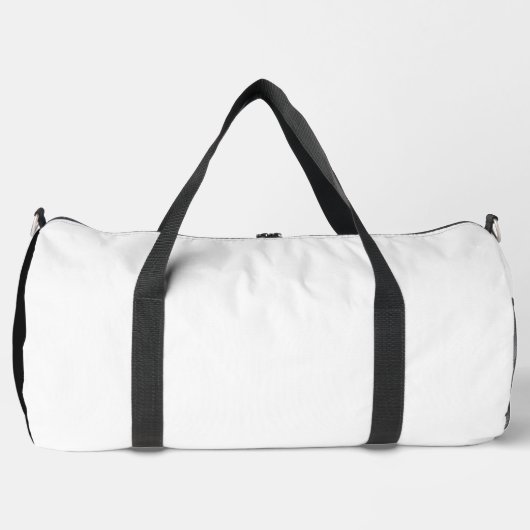 Zwart & Wit Grote Duffel Tas Gedrukte Duffel Tasse (Voorkant)