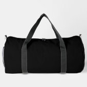 Zwart & Wit Grote Duffel Tas Gedrukte Duffel Tasse (Achterkant)