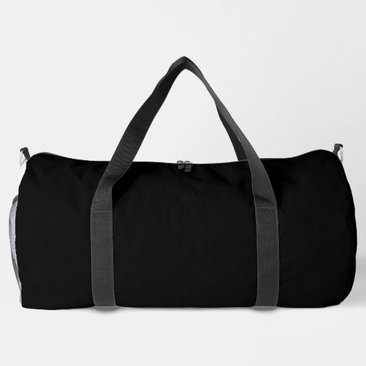 Zwart & Wit Grote Duffel Tas Gedrukte Duffel Tasse (Achterkant)