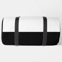 Zwart & Wit Grote Duffel Tas Gedrukte Duffel Tasse