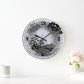 Zwart-wit Grote Klok (Huis)