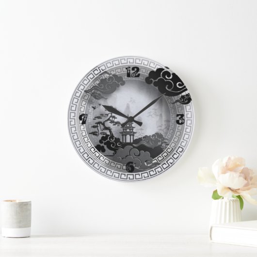 Zwart-wit Grote Klok (Huis)