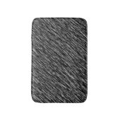Zwart-wit Grunge Patroon Badmat (Voorkant Verticaal)