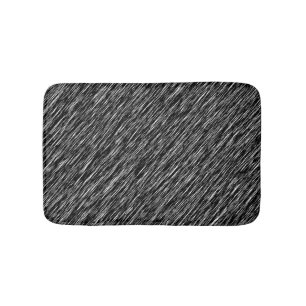 Zwart-wit Grunge Patroon Badmat