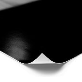 Zwart-wit Guitar Musical Instrument Foto Perfect Poster (Hoek)