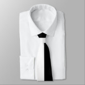 Zwart-wit half en half 50/50 Ying Yang Life Stropdas (Gebonden)