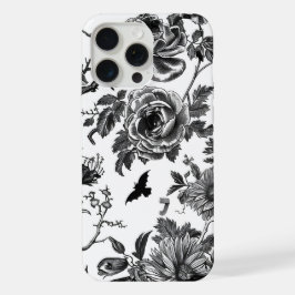 Zwart-wit Halloween Hoesje geoptimaliseerde iPhone iPhone 15 Pro Max Case