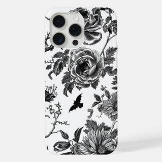 Zwart-wit Halloween Hoesje geoptimaliseerde iPhone iPhone 15 Pro Max Case