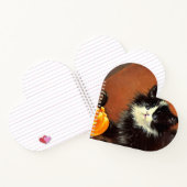 zwart-wit Halloween Kitten Notitieboek (Binnen)