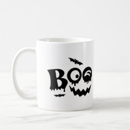 Zwart-wit Halloween Koffiemok