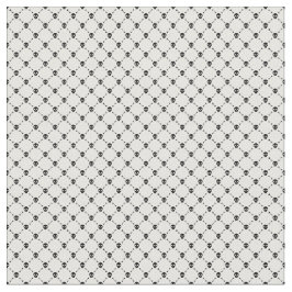 Zwart wit Halloween schedel Crossbones Print Stof