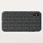 Zwart-wit Hand getrokken visgraat Case-Mate iPhone Case (Achterkant (horizontaal))