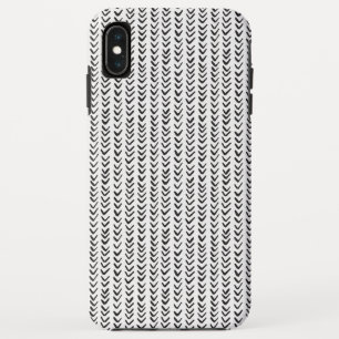 Zwart-wit Hand getrokken visgraat Case-Mate iPhone Case