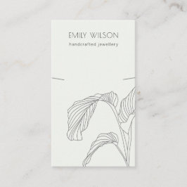 Zwart wit handpalm Schetsenbord Ketting beeldscher Visitekaartje