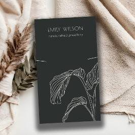 Zwart wit handpalm Schetsenbord Ketting beeldscher Visitekaartje