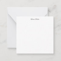 Zwart wit handschrift Elegante minimalistische naa