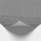 Zwart-wit Harlequin Pattern Cadeaupapier (Hoek)