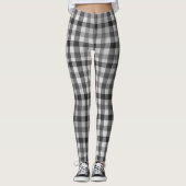 Zwart-Wit Harmony Leggings (Voorkant)