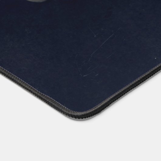 Zwart wit hart bureaumat (Hoek)