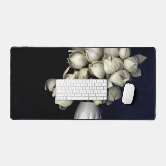 Zwart wit hart bureaumat (Keyboard & Muis)