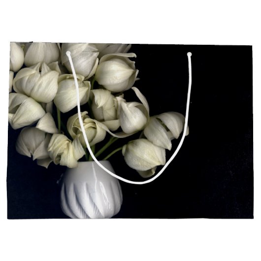 "Zwart wit hart" Groot Cadeauzakje (Achterkant)