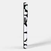 Zwart & Wit hart iPhone case (Achterkant / Rechts)