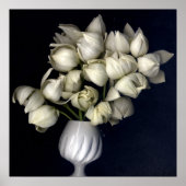 Zwart wit hart poster (Voorkant)