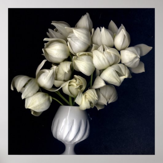 Zwart wit hart poster (Voorkant)