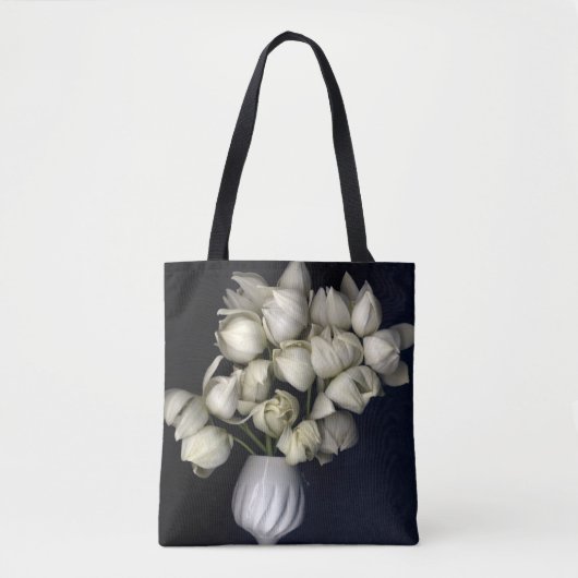 "Zwart wit hart" Tote Bag (Voorkant)